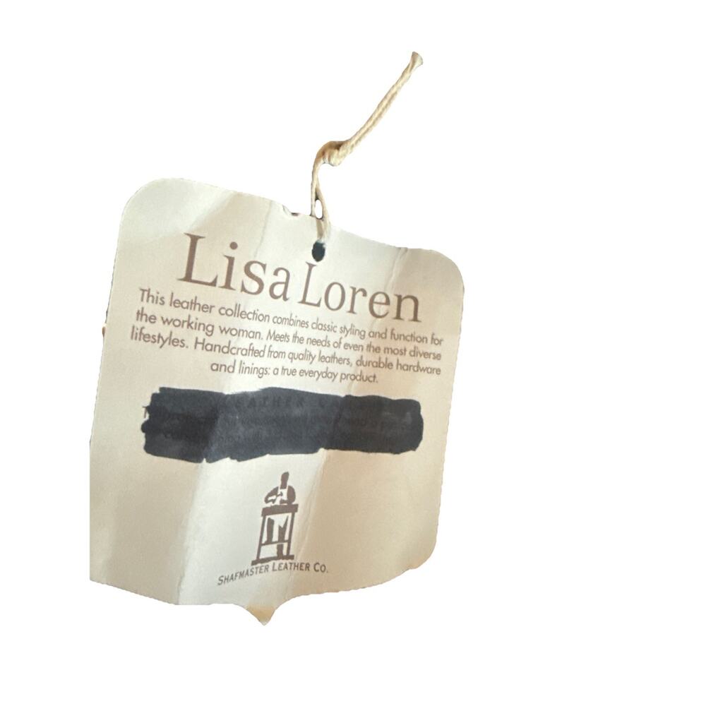 VTG Lisa Loren Black Suede Hobo Shoulder Bag NWT Deadstock 80s 90s Minimalist - Picture 5 of 9